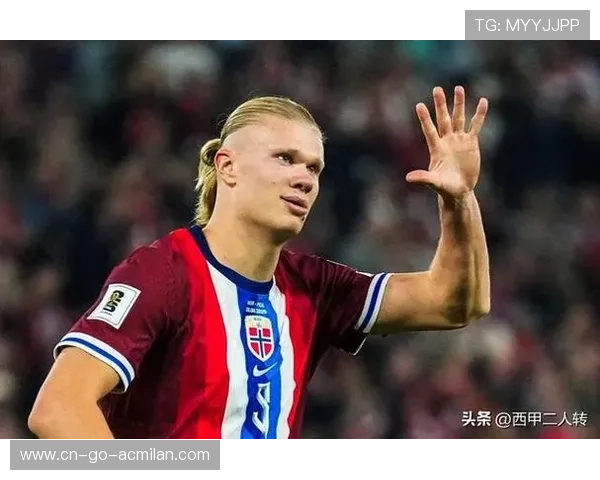 哈兰德训练室内写下目标宣言,媒体头条跟进